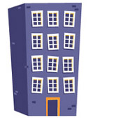 purple apartment for rent
